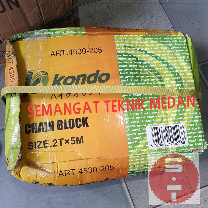 Readyyy Chain Block Takel Kerekan Katrol Hoist 2Ton 2 Ton 5 Meter 5Mtr Kondo