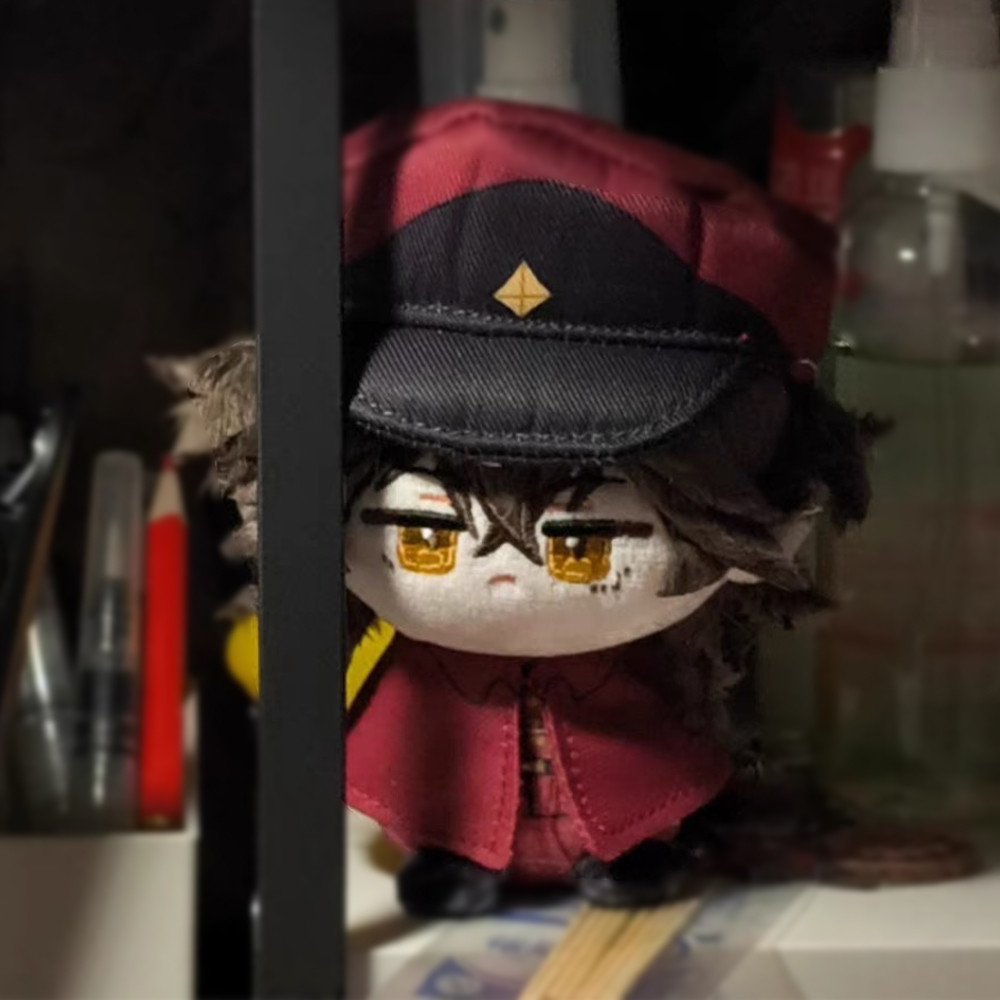 Anime Dazai Osamu Plush Sigma plush Doll Nikolai Gogol soft Pendant Keychain Ookura Teruko plushies