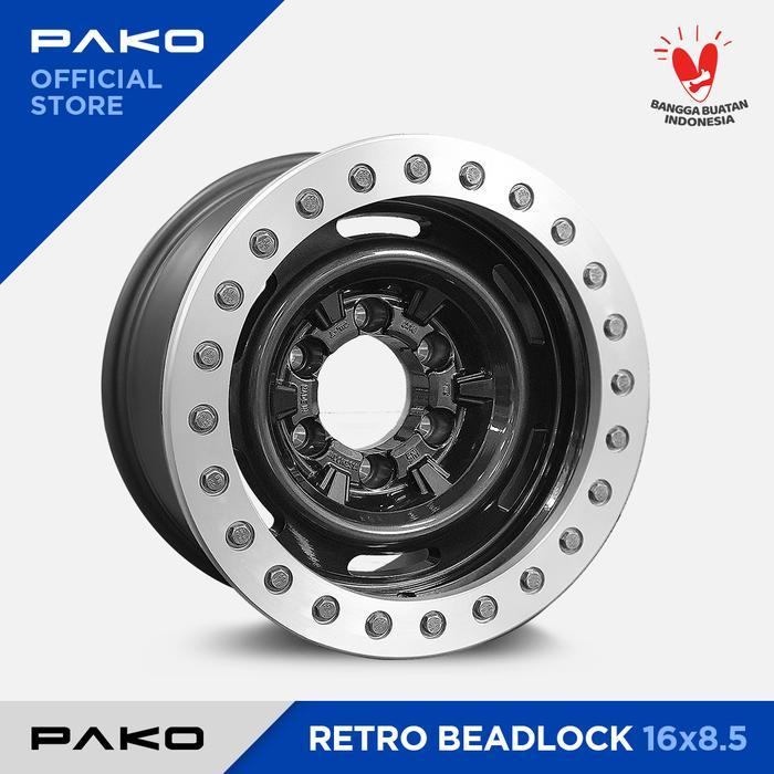 Velg Mobil Pako Wheels Retro Beadlock Ring 16 - Pako Wheels - Magnesium Gold, 0