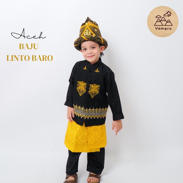 BAJU ADAT ACEH ANAK LINTO BARO LAKI LAKI
