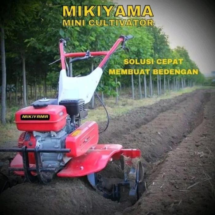 Mini Cultivator MIKIYAMA 95RM 7 HP Mesin Pembuat Gulutan / Bedengan Multifungsi Penggembur Tanah - M