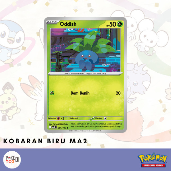 Oddish MA2 | 001/103 C - Pokemon TCG Indonesia