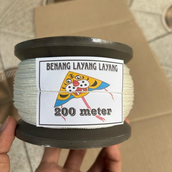 Benang Layangan 200 Meter Cap Harimau Untuk Layangan Koangan atau layangan jumbo *
