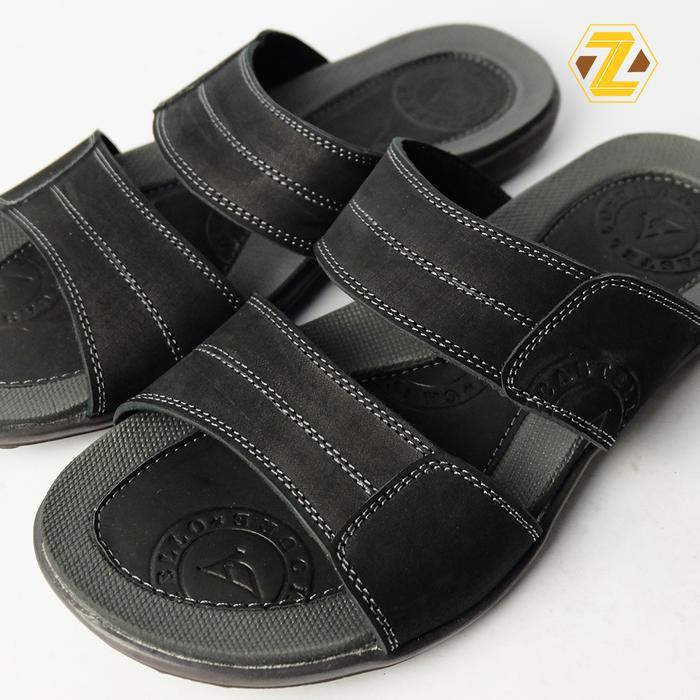 Sandal Pria Handmade Kulit Asli Murah Bagus Berkualitas-Bellamo 886 Ht