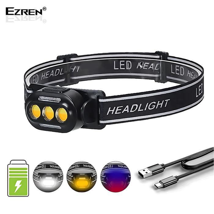 Aoki - Ez-Yd02 Led Headlight Lampu Senter Kepala Mode Usb Charge