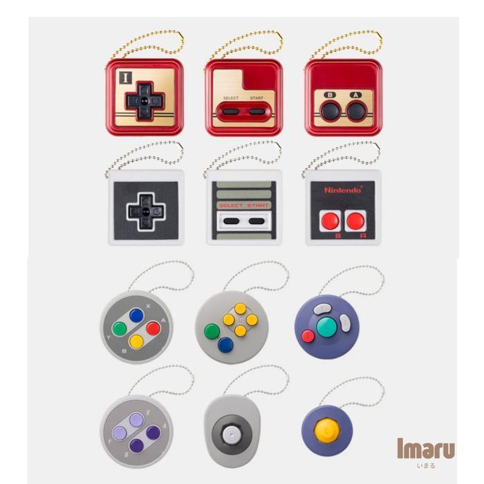 Nintendo Gacha Controller Button Collection Keychain Toy