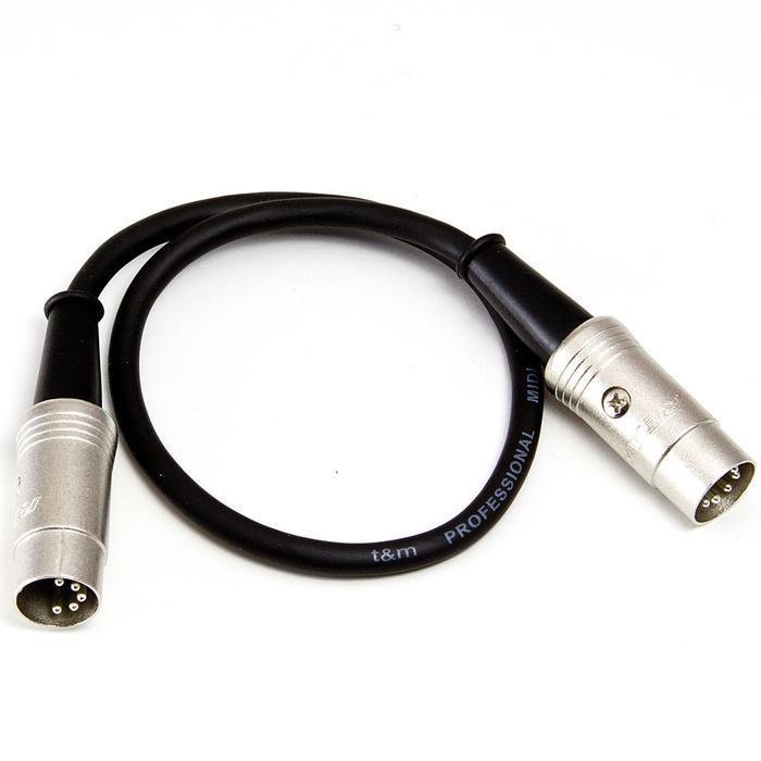 Kabel Midi Din 5 Pin Male Silver Instrument