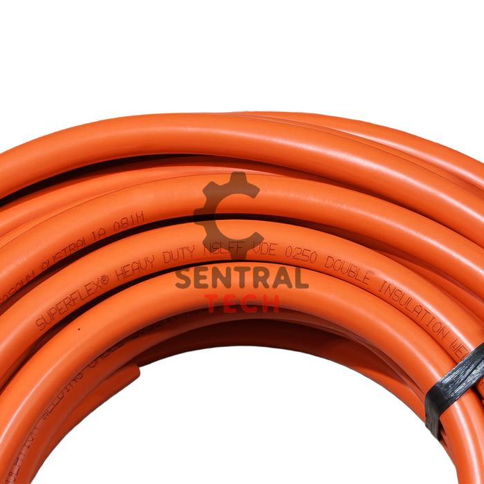 Kabel Las 50Mm Superflex Nslf Vde 0250 Welding Cable 50 Mm Kabel Las Superflex 50Mm Orange