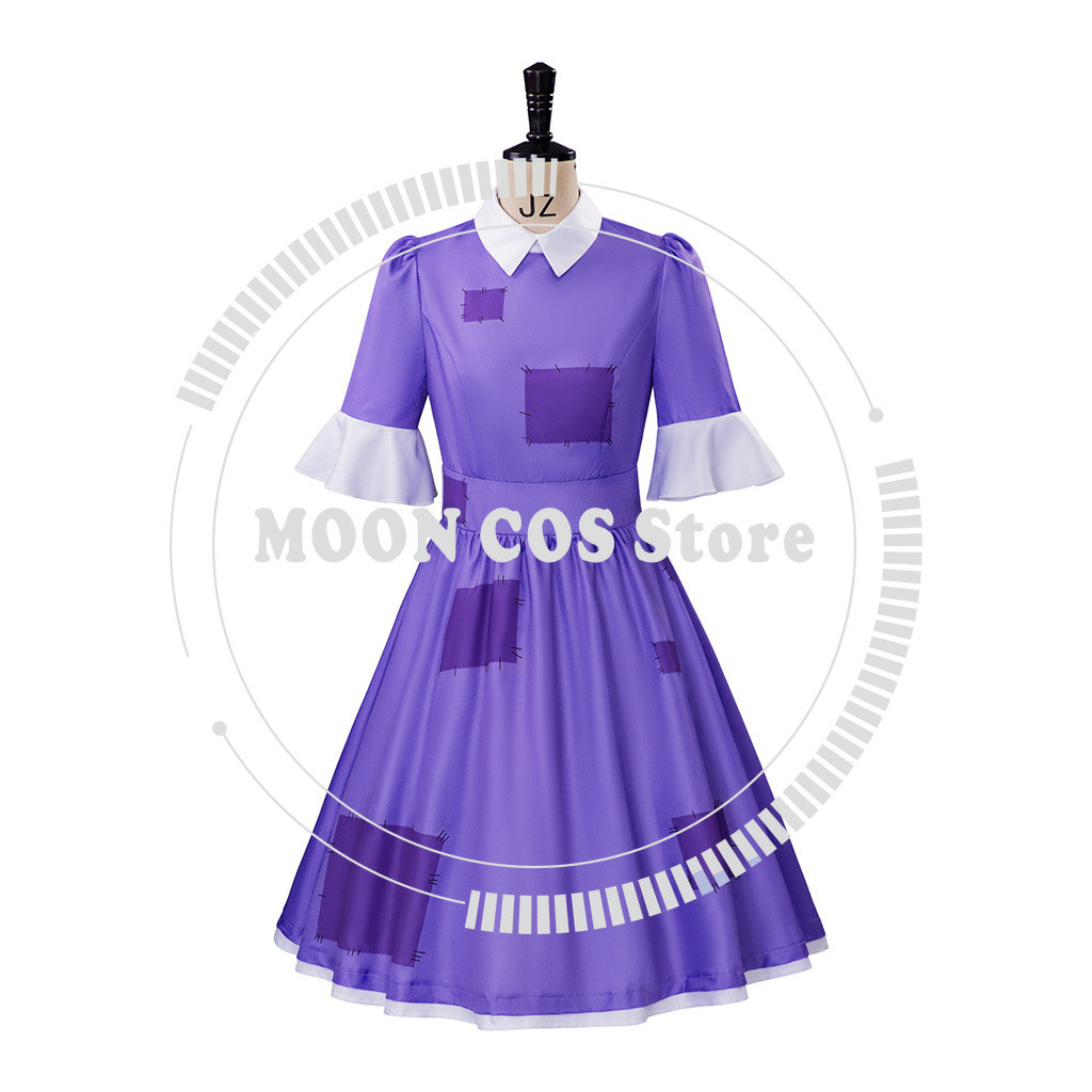 The Amazing Digital Circus Ragatha Cosplay Costume For Adult Women Pomni Printed Dress Halloween