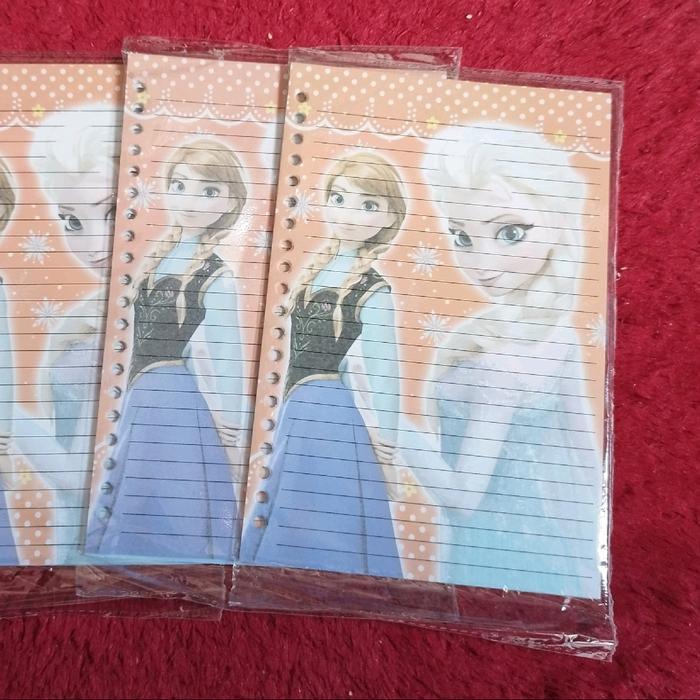 isi binder karakter frozen..