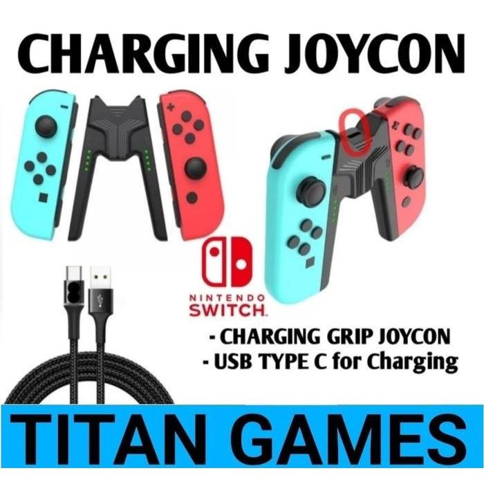 NINTENDO SWITCH CHARGING GRIP JOYCON CHARGING SWITCH JOYCON CHARGING GRIP JOYCON