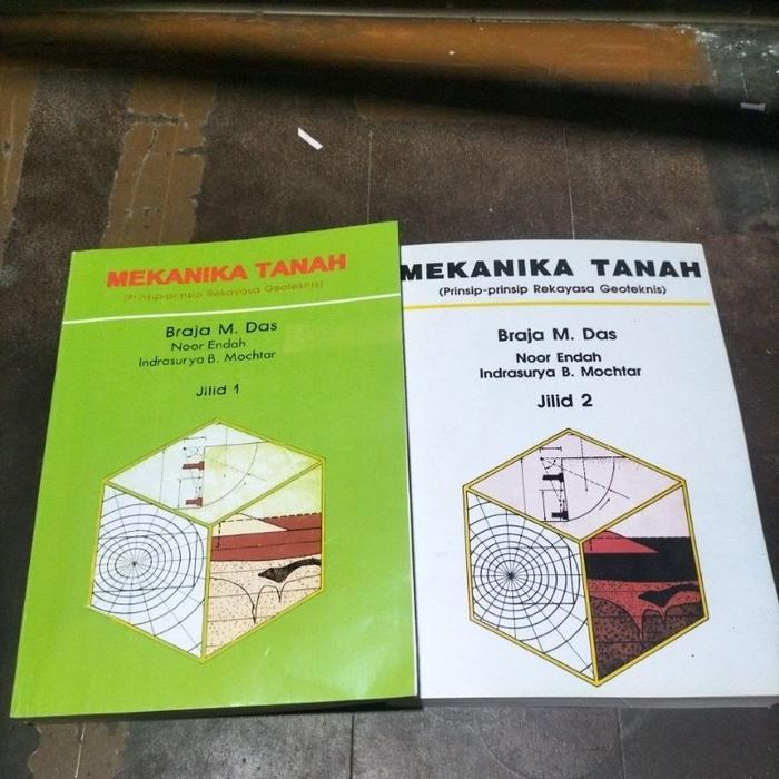 HOT SALE BUKU MEKANIKA TANAH JILID 1 DAN 2 BY BRAJA M.DAS TERMURAH