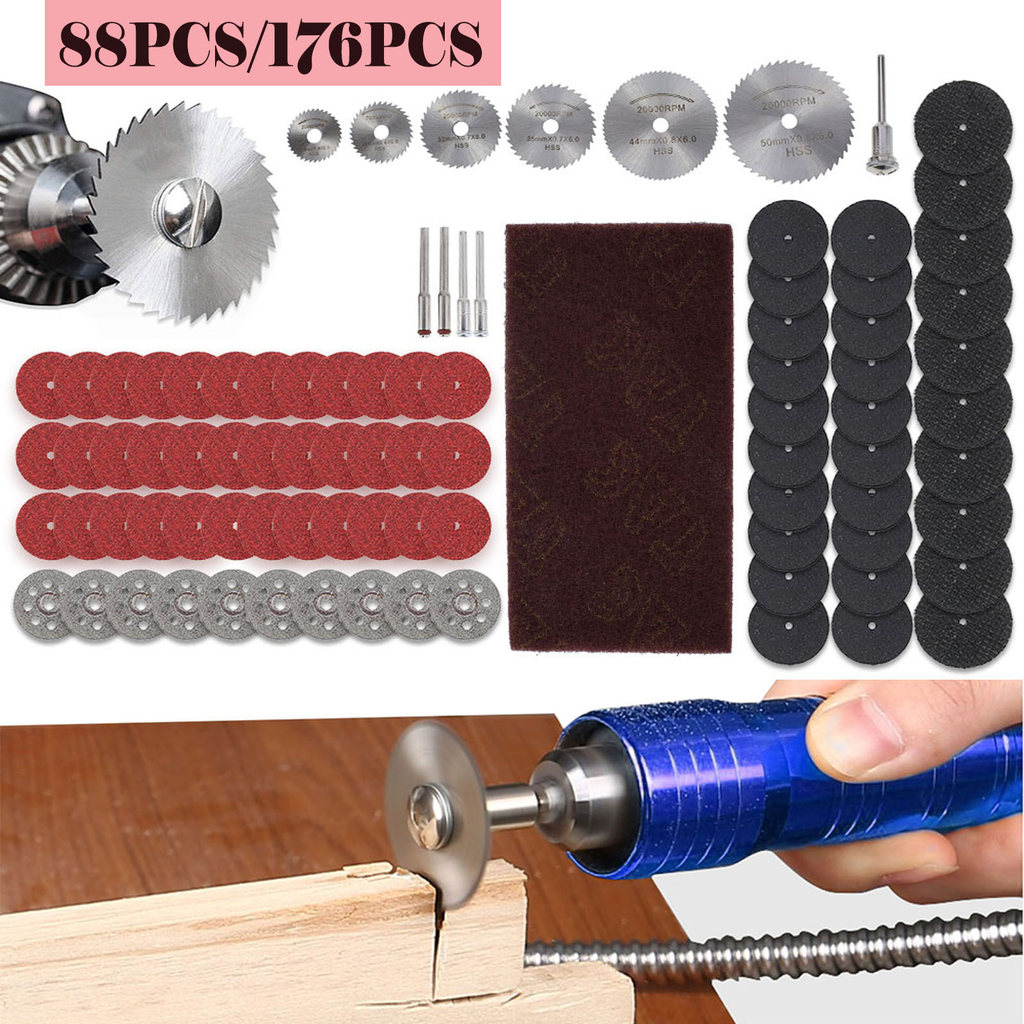 Abrasive Cutting Disc Circular Saw Blade Set Sanding Grinding Wheels For Dremel Accesories Metal Cut