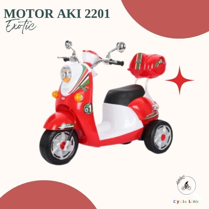 Motor Aki 2201 Exotic Mainan Kendaraan Anak Cas
