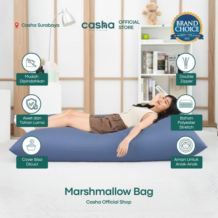 PROMO CASHA MARSHMALLOW BAG - ALAS DUDUK BESAR PLASTIK