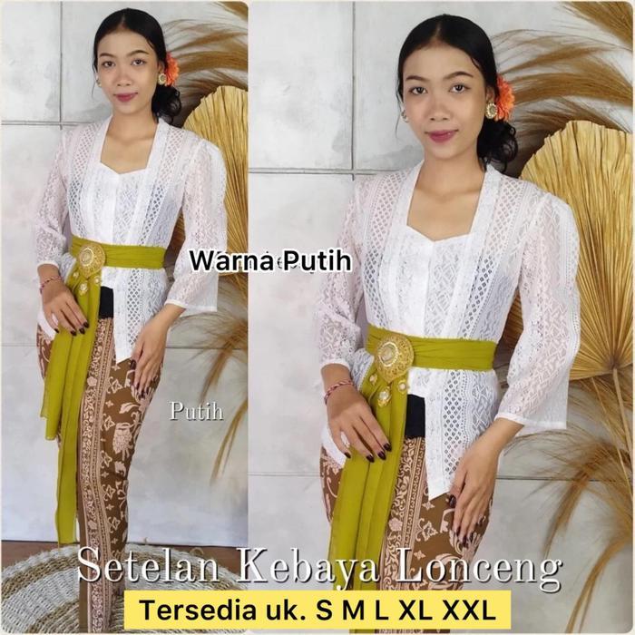 Ready Atasan Baju Wanita Kebaya Lonceng Baju Cewek Kebaya Brokat Model Kekinian Kebaya Lengan