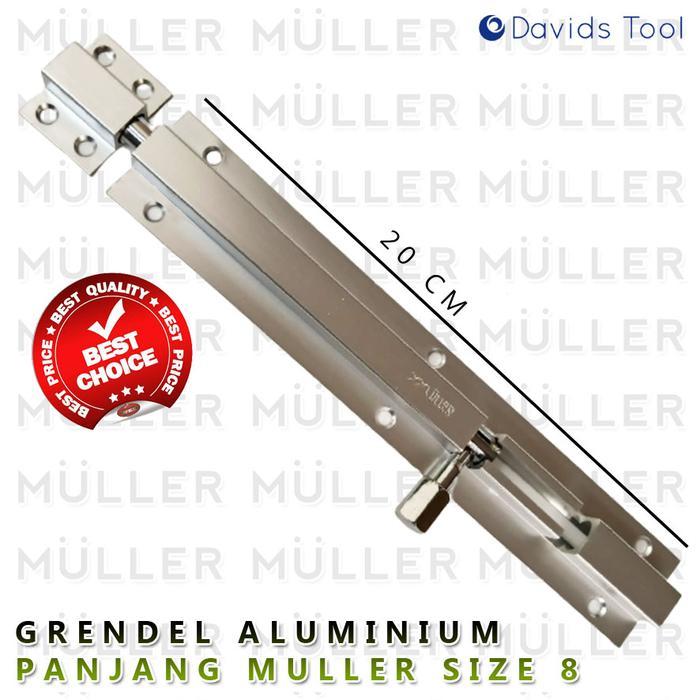 Grendel Pintu Panjang Gerendel Slot Alumunium 6 8 10 12 Inch Muller