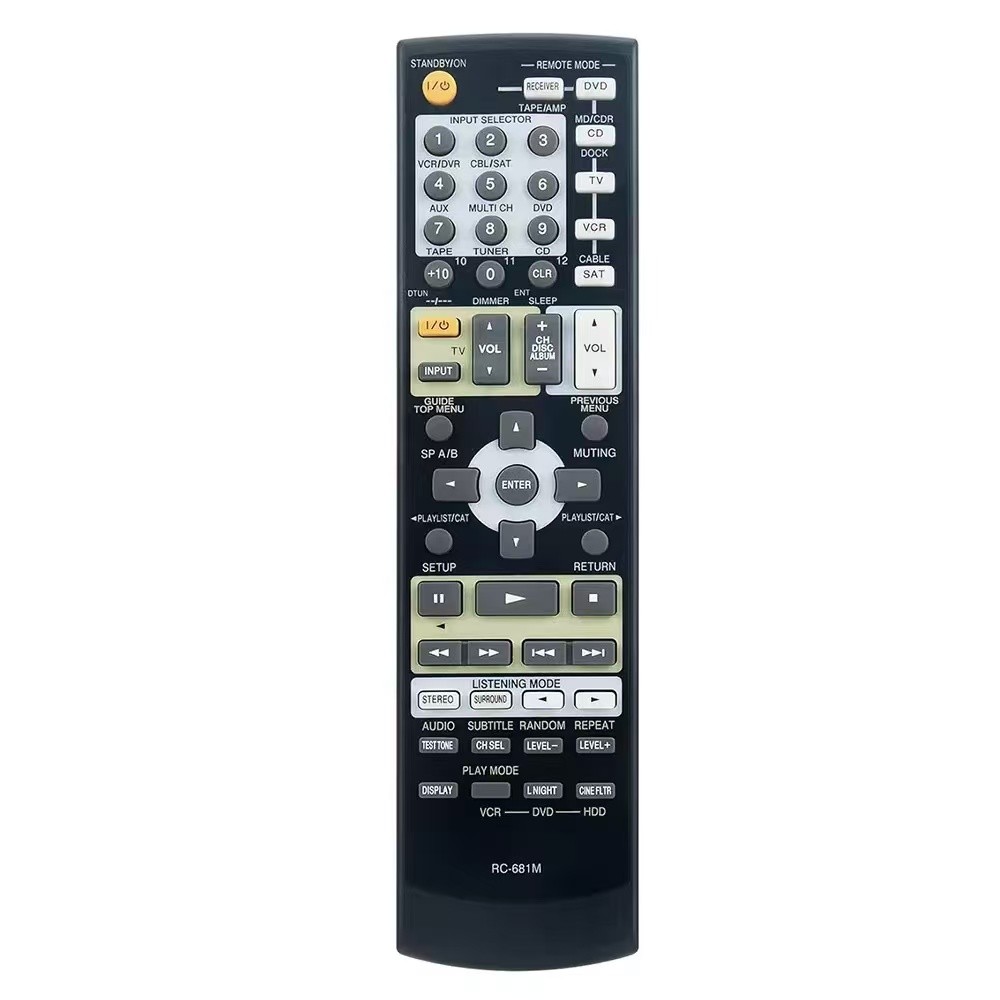 New Remote Control RC-681M Use for Onkyo Power Amplifier A/V Receiver Controller Replacement