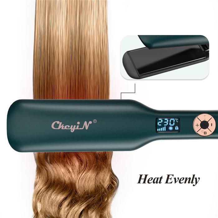 Ckeyin Dengan Layar Lcd Pengunci Cerdas Ptc 44Mm Catokan Rambut Catokan / Pengeriting Rambut Kering