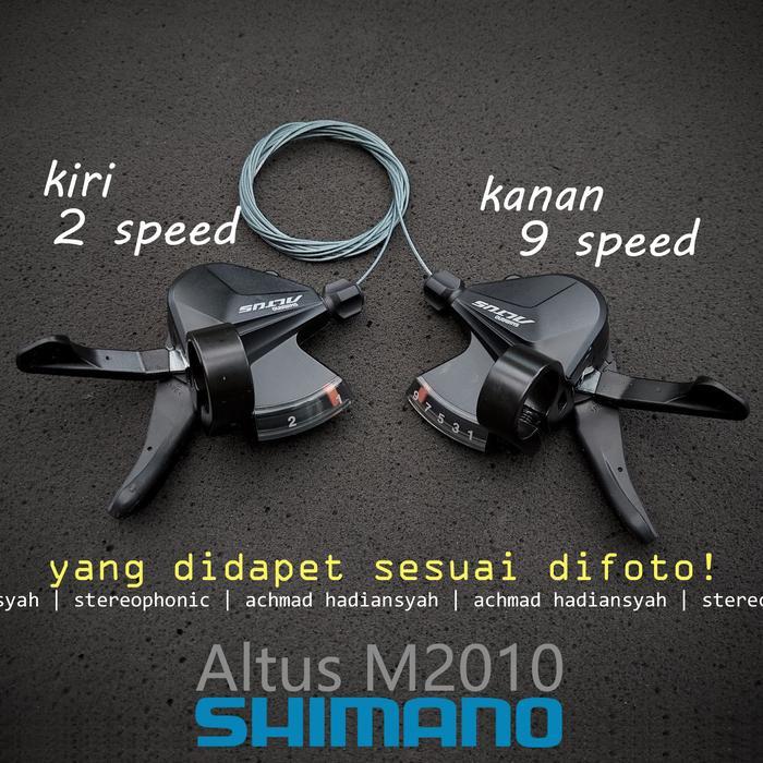 Shifter Altus 2 x 9speed M2010 Shifter 2x9speed Shifter Altus 2x9speed