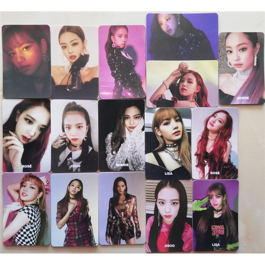 Photocard BL JISOO JENNIE ROSE LISA Mini ALBUM, SQUARE U, Summer Diary in Korea, 4 + 1 Card, K-POP