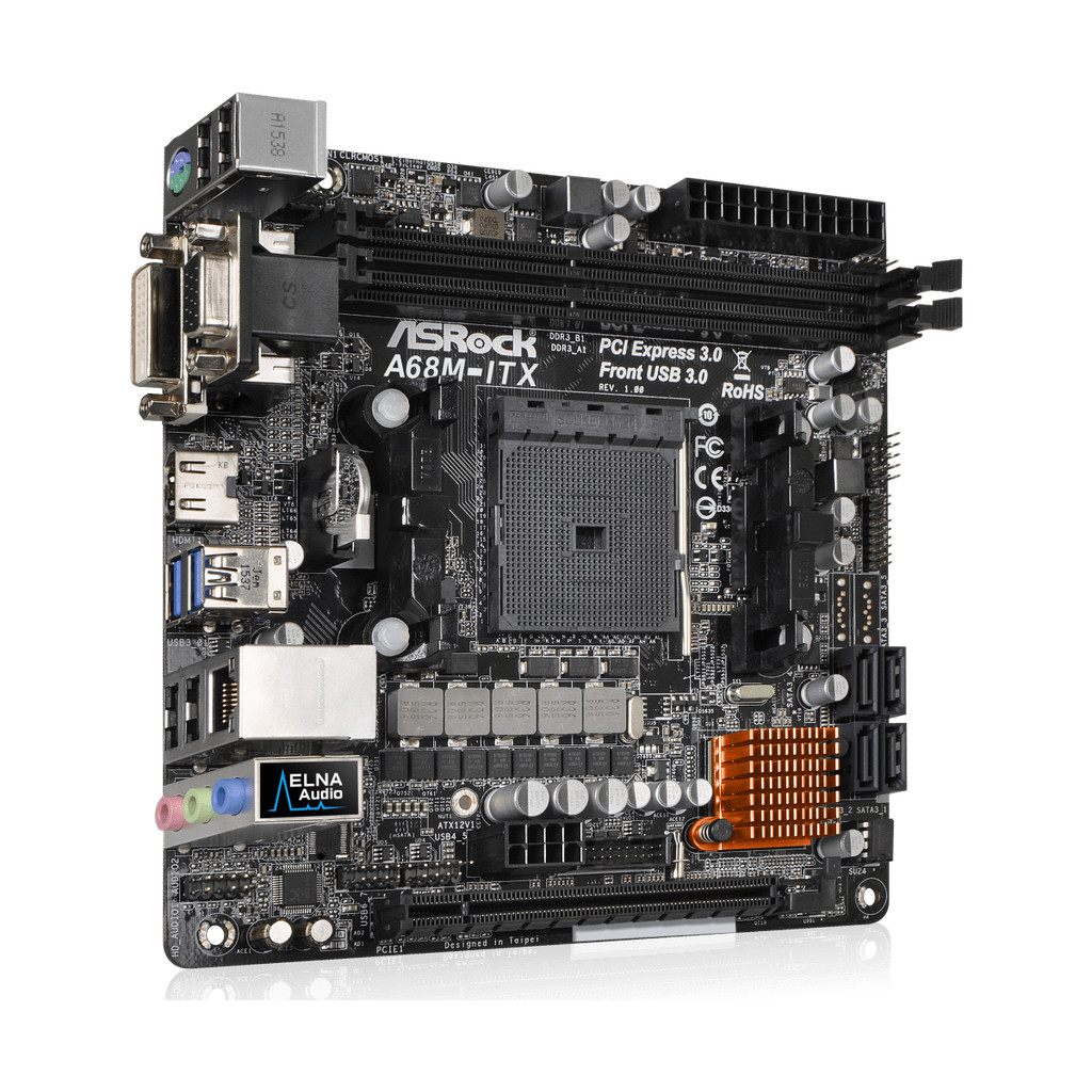 ASROCK A68M Mini-ITX Motherboard A68M-ITX Socket FM2 AMD A68H DDR3 support AD780 AD786 AD5700 AD870