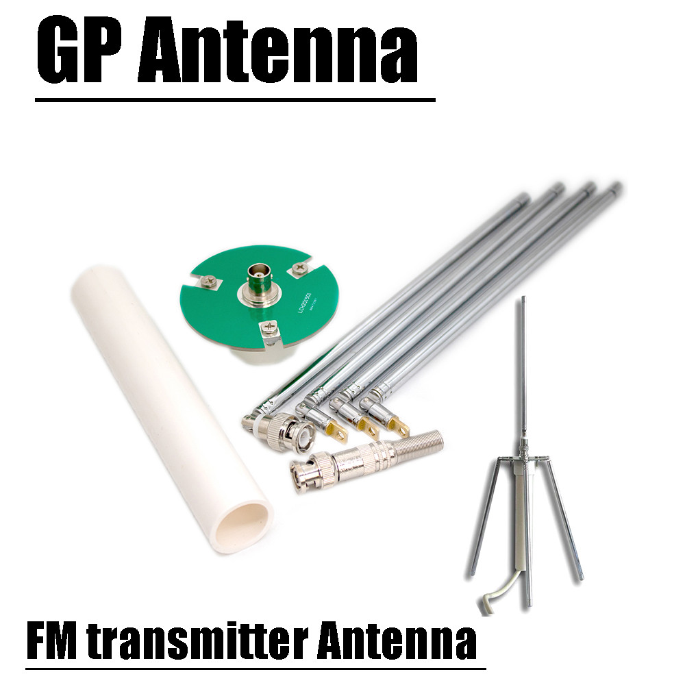 65-375MHZ GP ANTENNA FM TRANSMITTER ANTENNA BNC Q9 TELESCOPIC ANTENNA FOR HAM RADIO AMPLIFIER FM