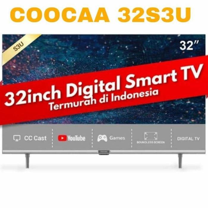 TV LED Smart TV Digital Coocaa 32 inch garansi resmi