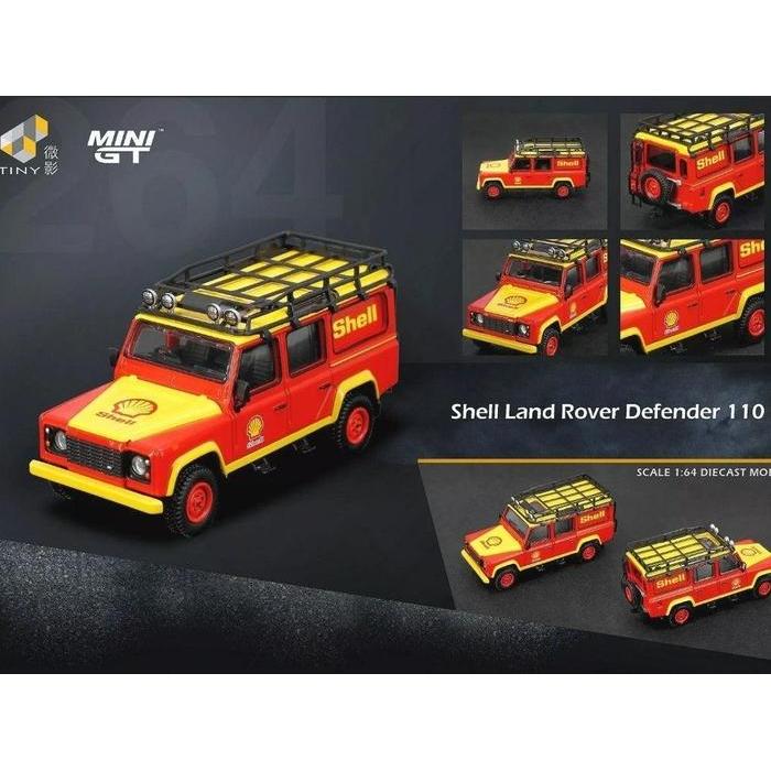 MINIGT 264 SHELL LAND ROVER DEFENDER 110 DIECAST MOBIL MGT