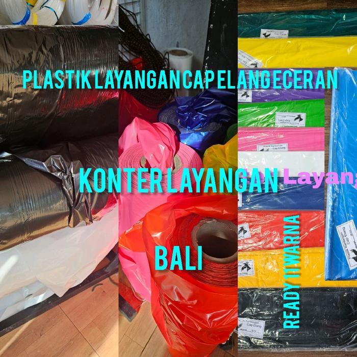 Plastik Layangan Tebal Cap Elang Eceran / Permeter