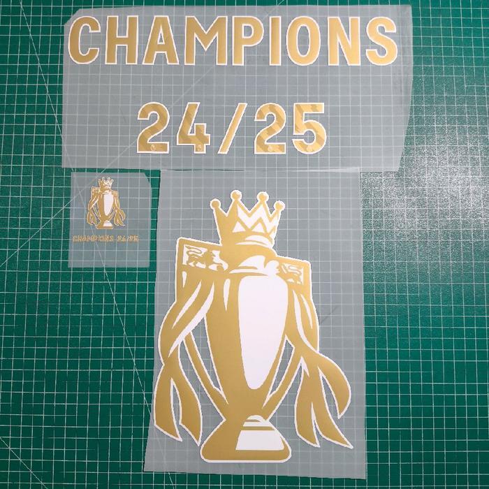 Nameset Perayaan Ceremony Champions Juara Liverpool 24-25 Poly Hk