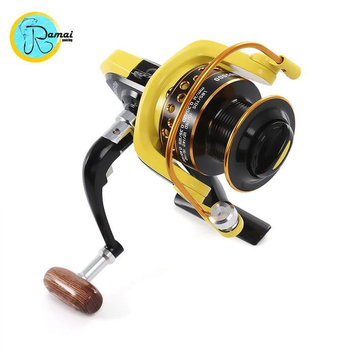 Reel Kuning Spool Metal 12Bb Hd Series Lieyuwang 1000-7000