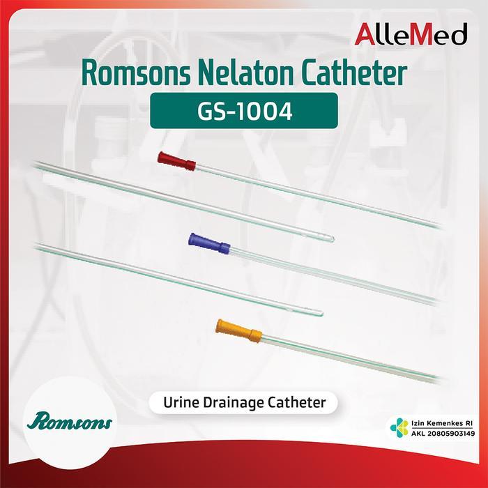 New Romsons Nelaton Kateter GS 1004 - Kateter Disposable CIC Rumah