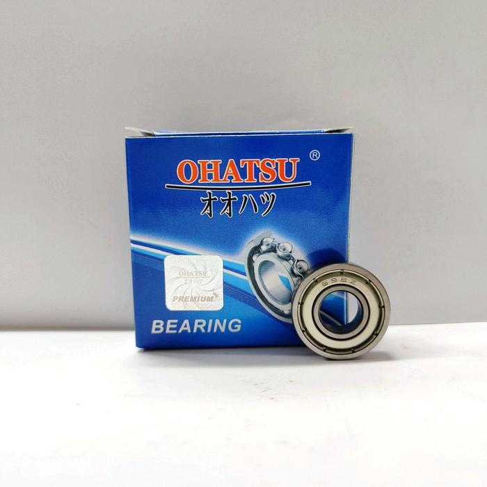 Ohatsu Ball Bearing Laher 698 ZZ Tutup Besi Asli Original 698ZZ *