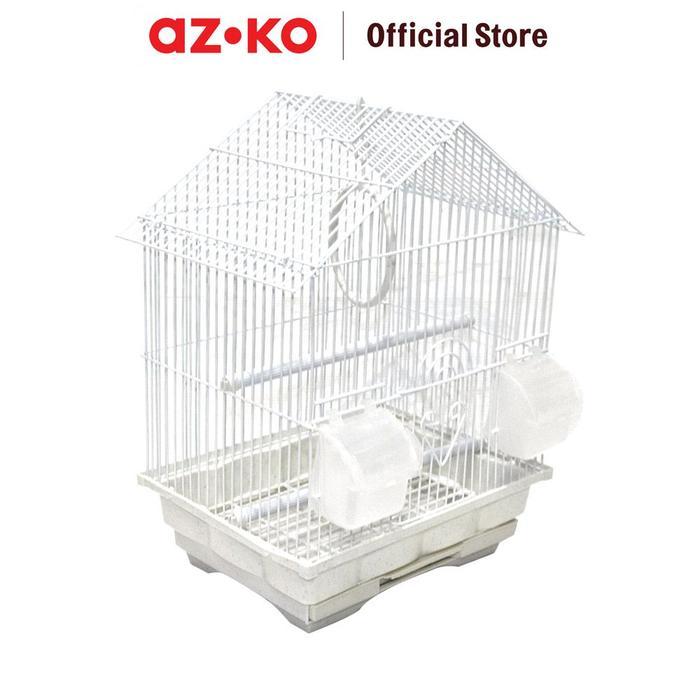 Sale Cavea 33X22X41 Cm Kandang Burung - Putih