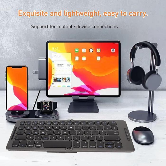 Bluetooth Wireless Keyboard Lipat Portable /Wireless Bluetooth Foldable Keyboard Touchpad Lipat 3 /