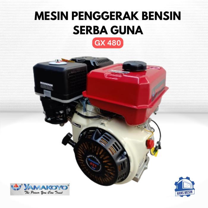 Mesin Penggerak Bensin Serba Guna 22 HP GX 480 Gasoline Engine GX480