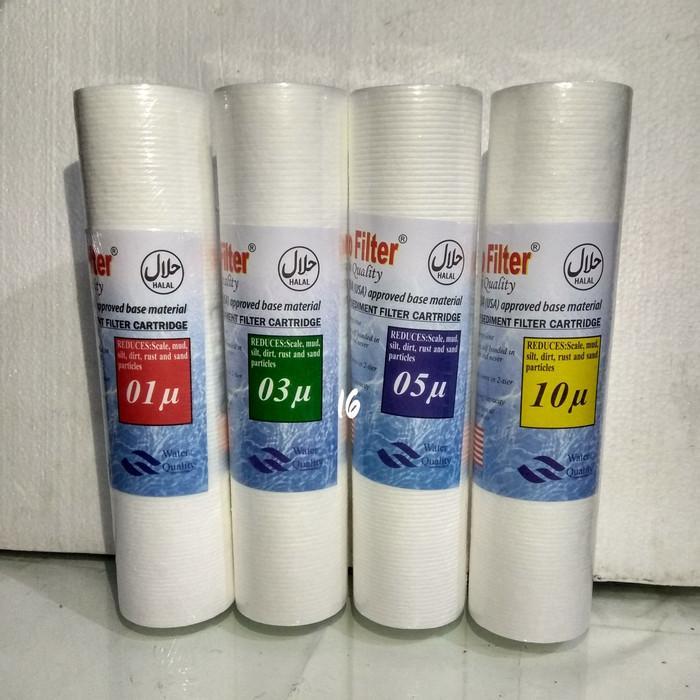 Catridge/Sediment Filter Air Spun Sedimen Nano 10'' 0,1 0,3 0,5 10