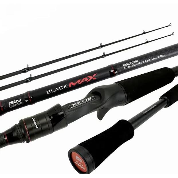 [ Restock Tidak Po ] [Original] Joran Abu Garcia Black Max New 2024 2 Tips (2 Top Section), Black