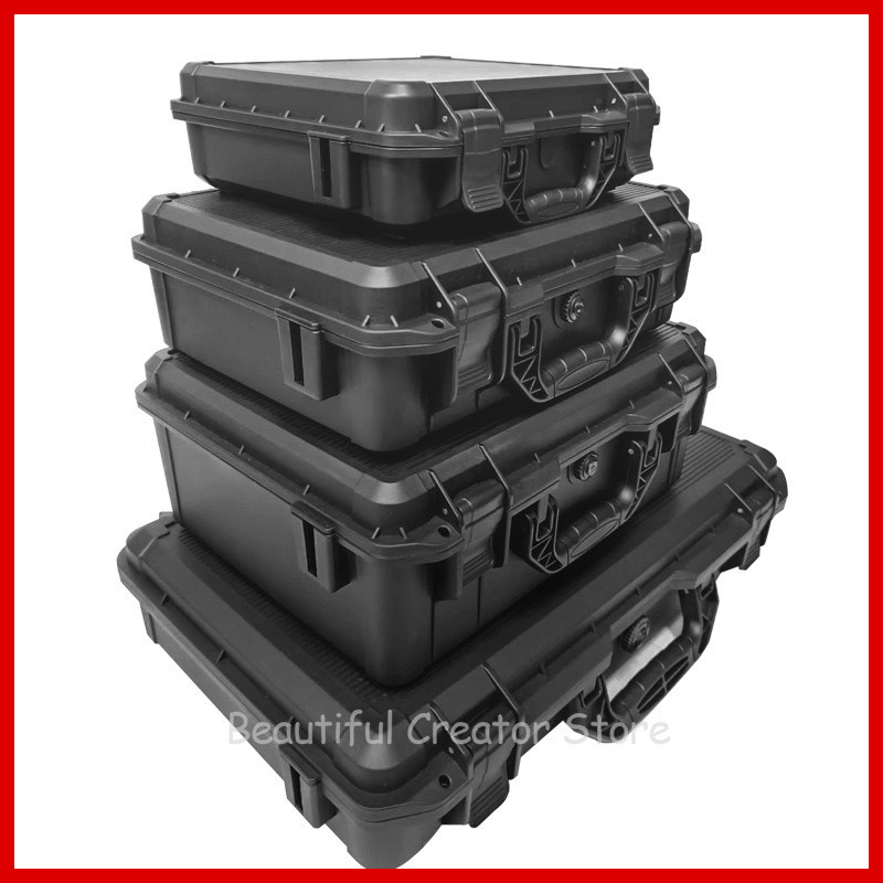Tool Box ABS Plastic Tool Case Waterproof Case pelican case Safety Equipment Instrument Toolbox Shoc