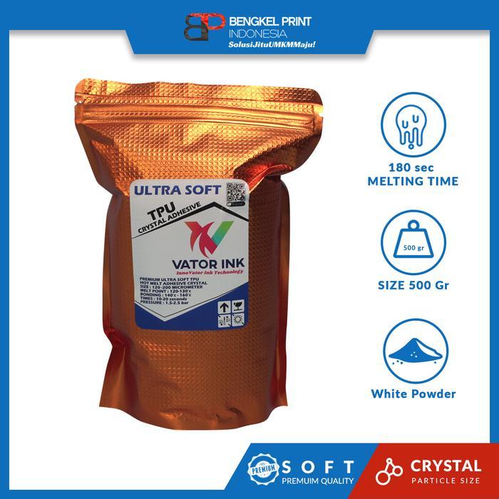 Terbaru Hotmelt Powder Vator Tpu Ultra Soft For Dtf 500Gr
