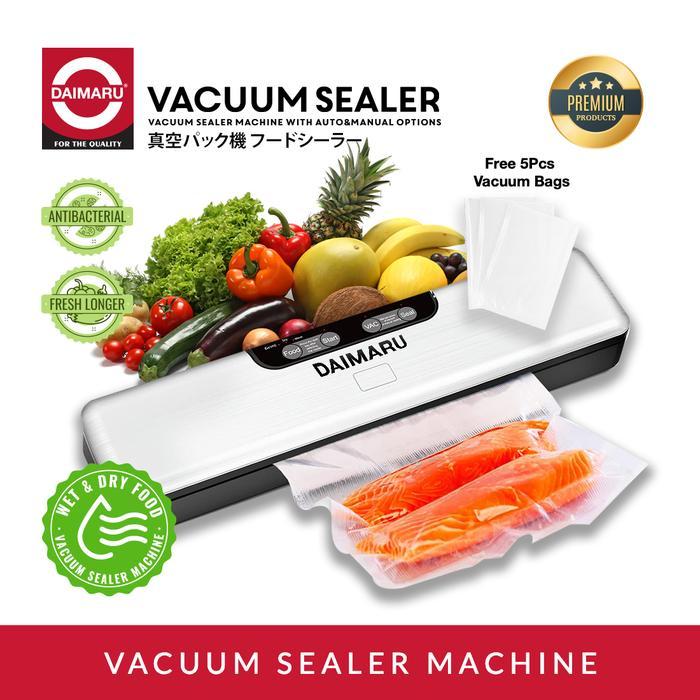DAIMARU VACUUM SEALER MESIN VAKUM MAKANAN PREMIUM MANUAL AUTOMATIC