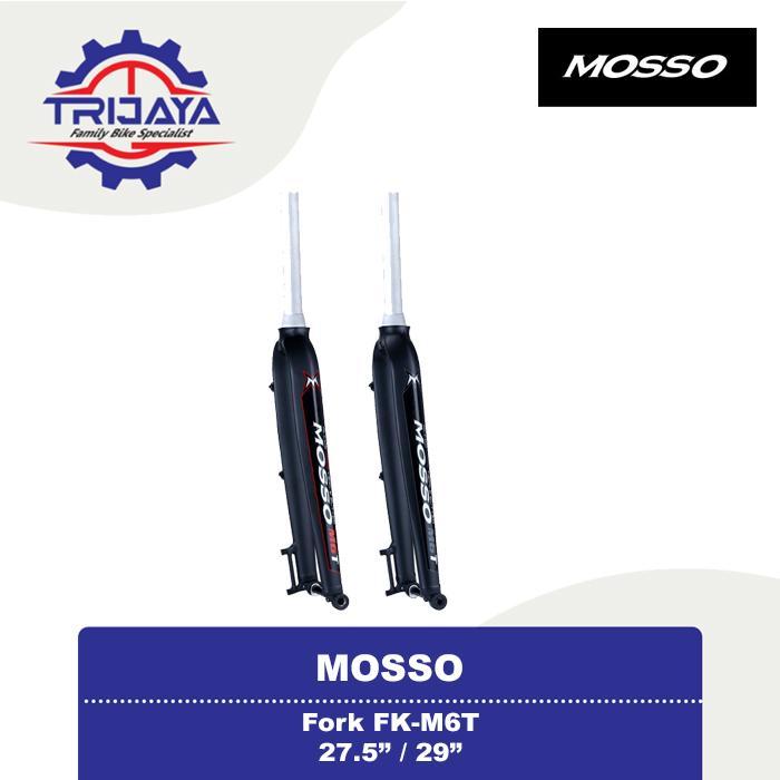 MOSSO M6T FORK RIGID DISC BRAKE FORK SEPEDA 27.5 / 29 INCH