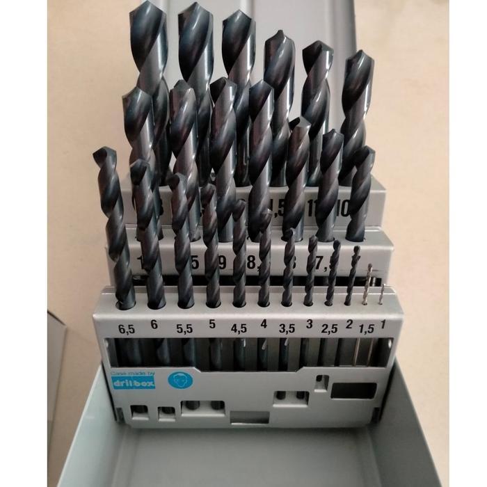 Mata Bor Besi Nachi HSS SET 25 PCS 25PCS 1-13mm 1-13 Original