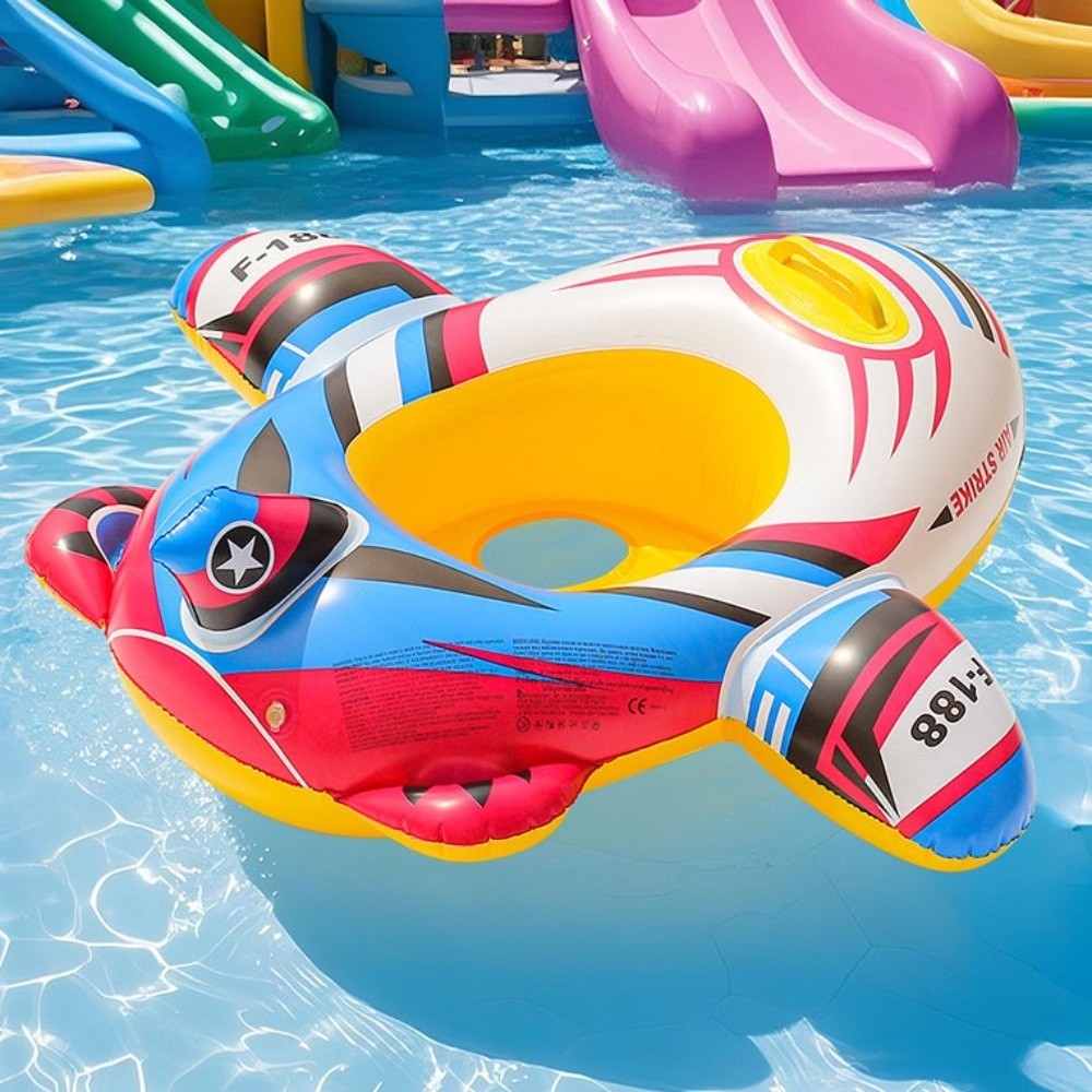 Aircraft Shape Baby Swim Ring Inflatable Circle Seat Swimming Circle Floating Inflatable Baby