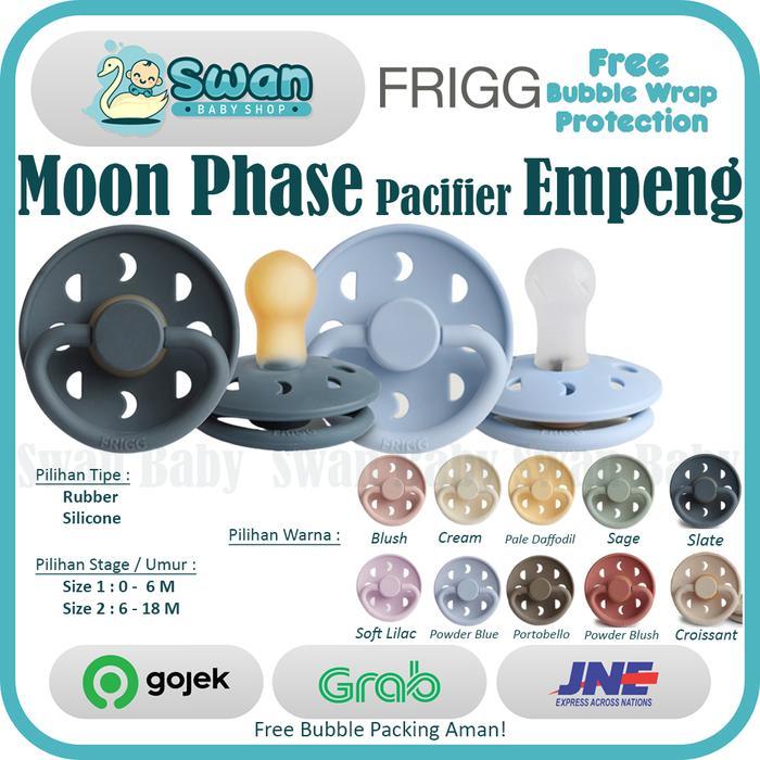 Terbaru Frigg Moon Phase Natural Rubber Pacifier / Moon Phase Silicone Pacifier / Empeng