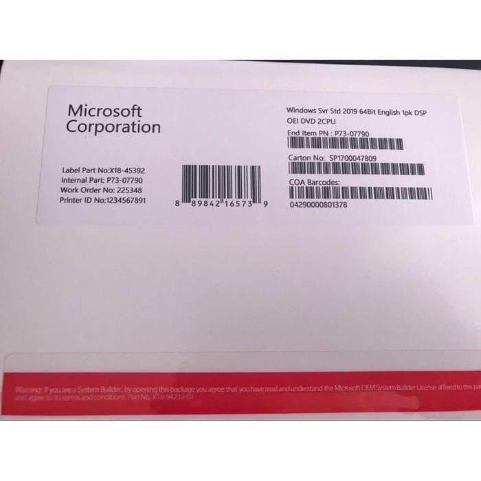 Windows Server 2019 With 5 Cal