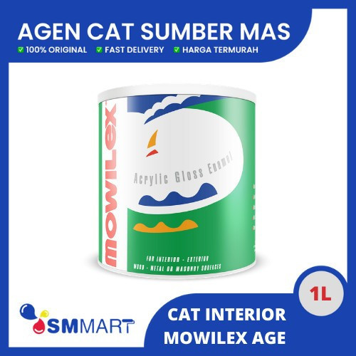 mowilex acrylic gloss enamel AG 600 white 1 liter