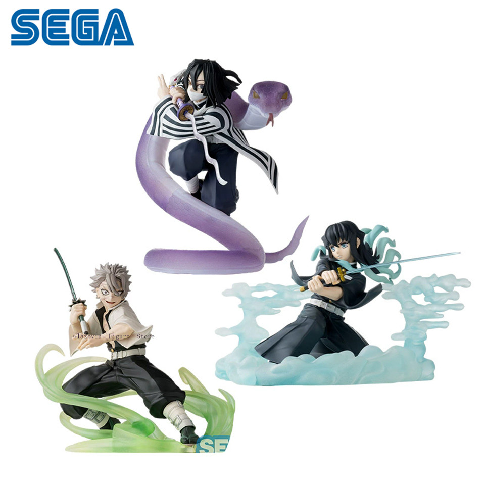 Original Genuine SEGA Demon Slayer 12cm Tokitou Muichirou Iguro Obanai Shinazugawa Sanemi Anime