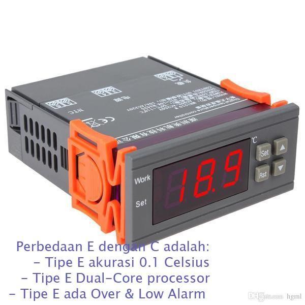 Thermostat Alarm Willhi Wh-7016E Temperature Control Termostat Wh7016E #Gratisongkir